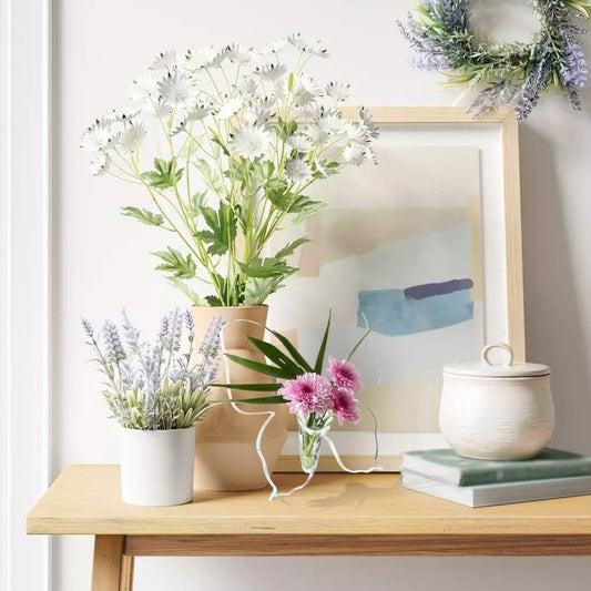 Clear Butterfly Frame Vase, Art Flower Holder