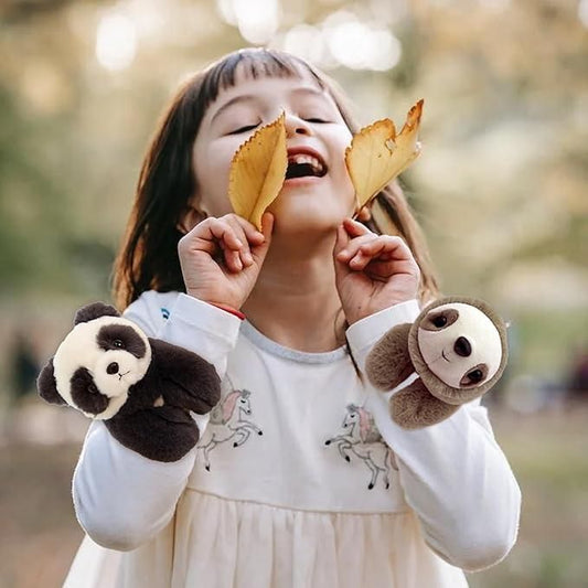 Stuffed Animal Slap Bracelets - Plush Panda