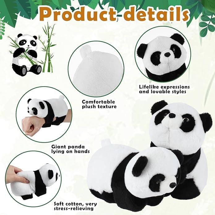 Stuffed Animal Slap Bracelets - Plush Panda